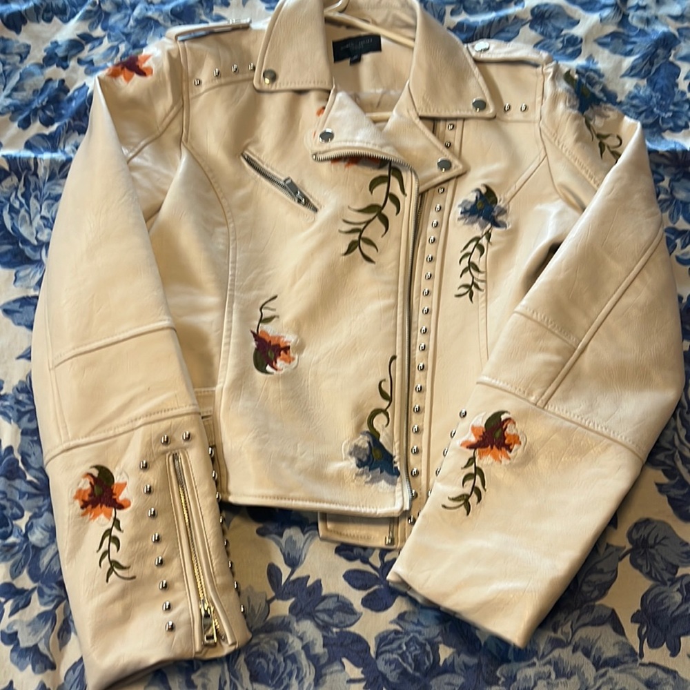 Faux leather jacket
